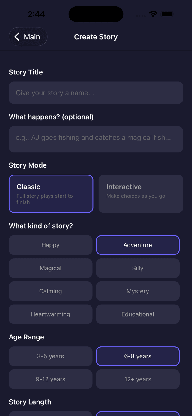 Create a story